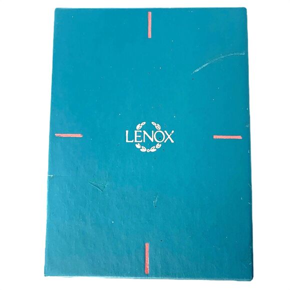 Lenox Yuletide Express Locomotive Christmas Tree Ornament w Box 1989 Train - Picture 9 of 9